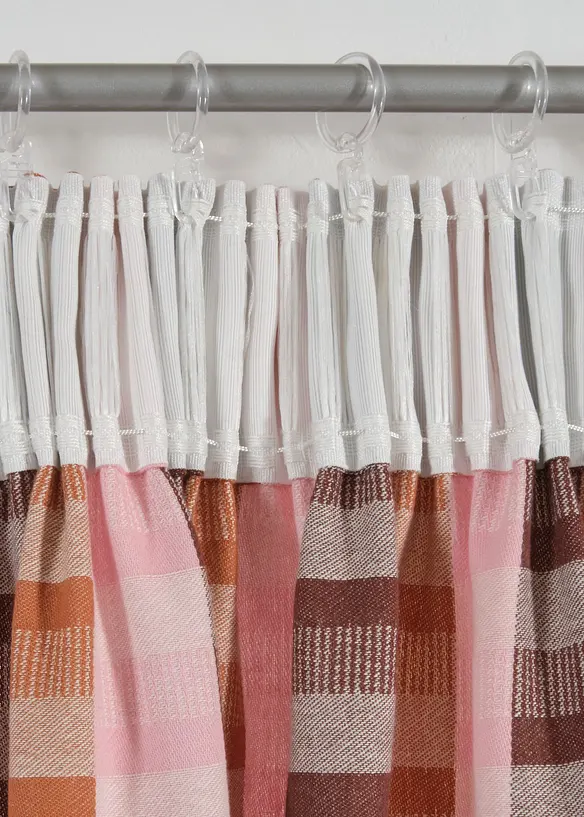 Rideau panneau jacquard en coton (1 pce), bonprix