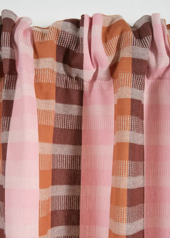 Rideau panneau jacquard en coton (1 pce), bonprix