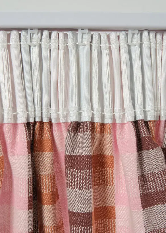 Rideau panneau jacquard en coton (1 pce), bonprix