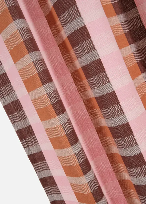 Rideau panneau jacquard en coton (1 pce), bonprix