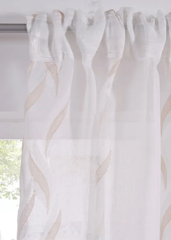 Voilage motif jacquard (1 pce), bonprix