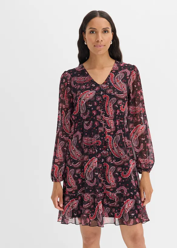 Kleid aus softem Mesh, bonprix