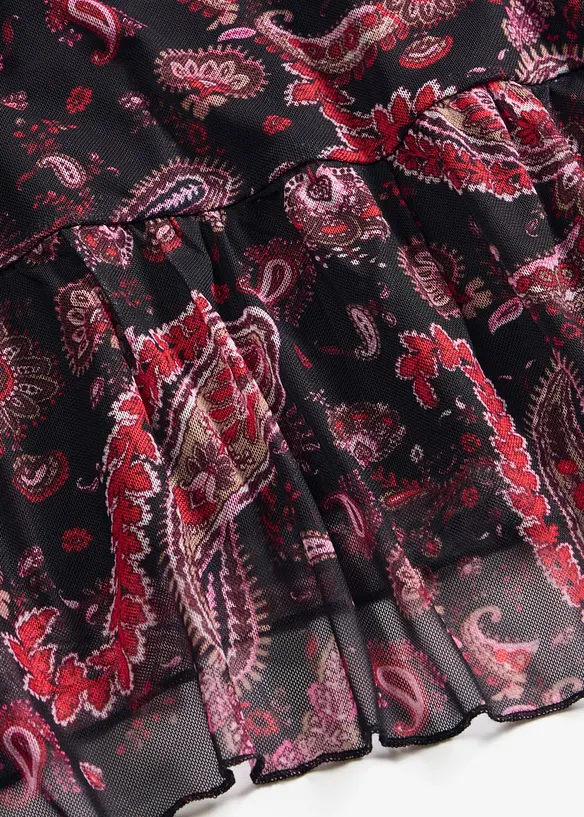 Kleid aus softem Mesh, bonprix