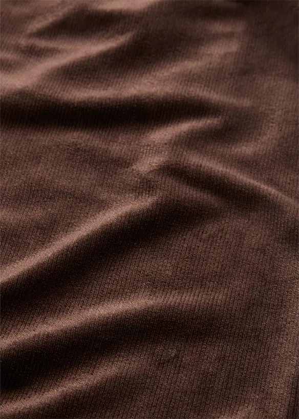 Pantalon en velours c&ocirc;tel&eacute; &agrave; taille &eacute;lastiqu&eacute;e, bonprix
