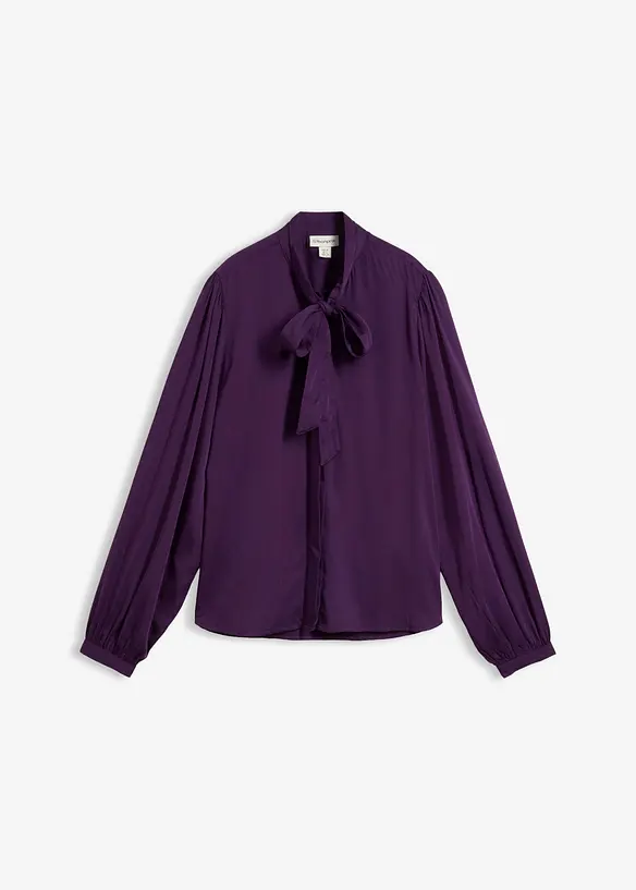 Bluse aus reinem Modal mit Schaldetail, bonprix