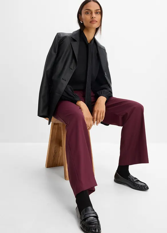 Bluse aus reinem Modal mit Schaldetail, bonprix