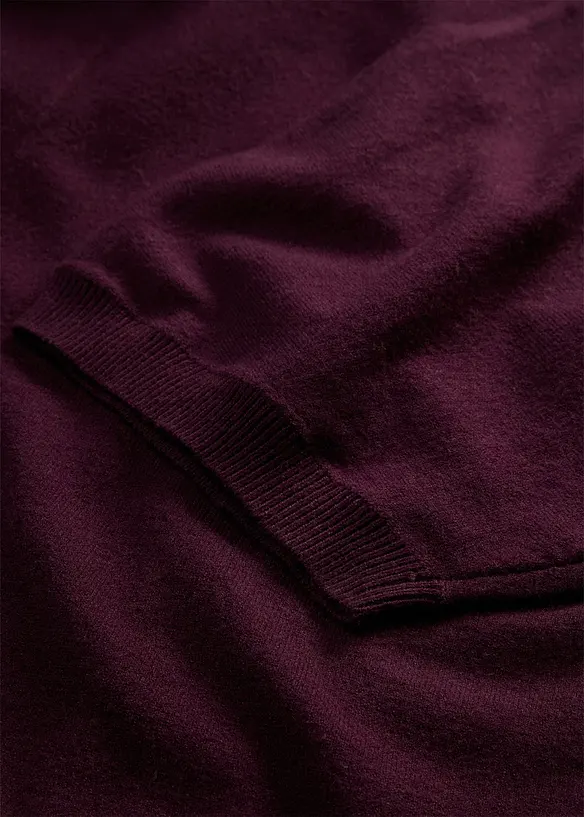 Strickkleid mit Schaldetail aus Viskose-Mix, bonprix