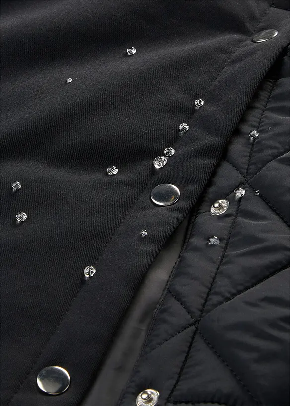 Manteau technique d&eacute;perlant, effet superpos&eacute;, bonprix
