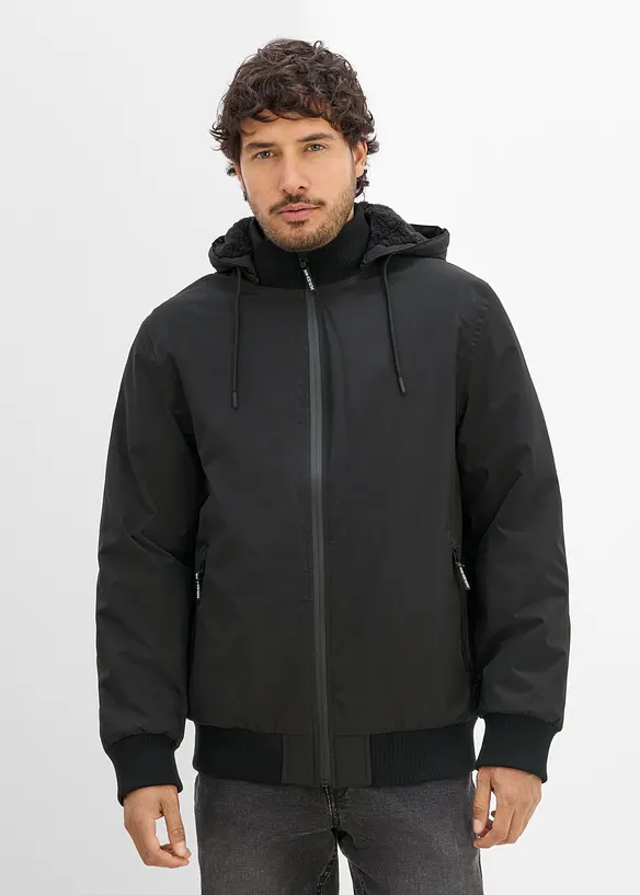 Wasserdichter Winter-Blouson mit w&auml;rmendem Kuschelfleece, bonprix