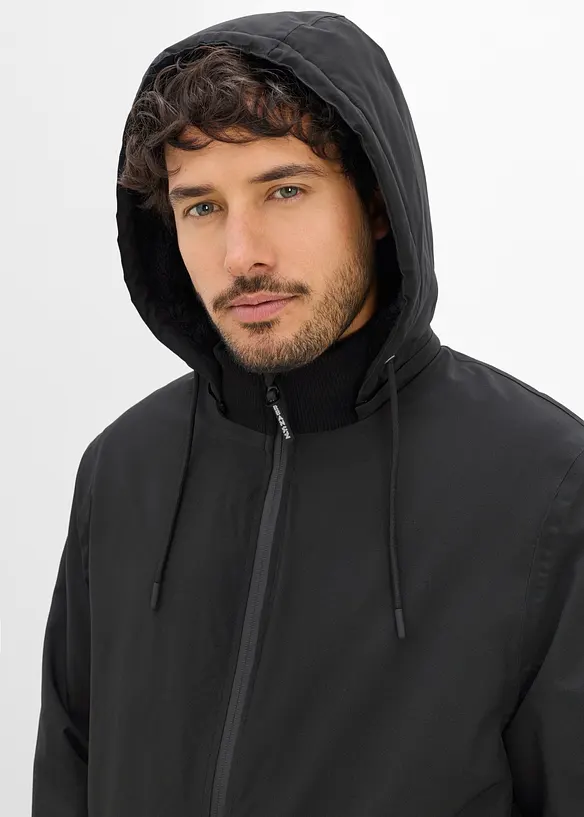 Wasserdichter Winter-Blouson mit w&auml;rmendem Kuschelfleece, bonprix