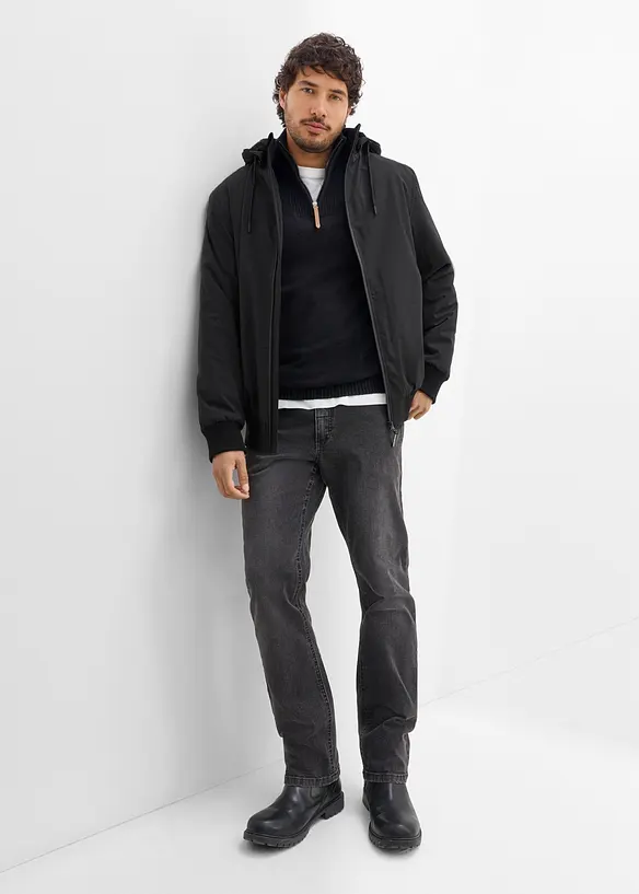 Wasserdichter Winter-Blouson mit w&auml;rmendem Kuschelfleece, bonprix