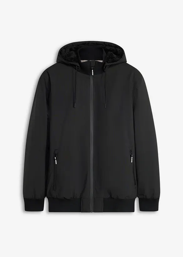 Wasserdichter Winter-Blouson mit w&auml;rmendem Kuschelfleece, bonprix
