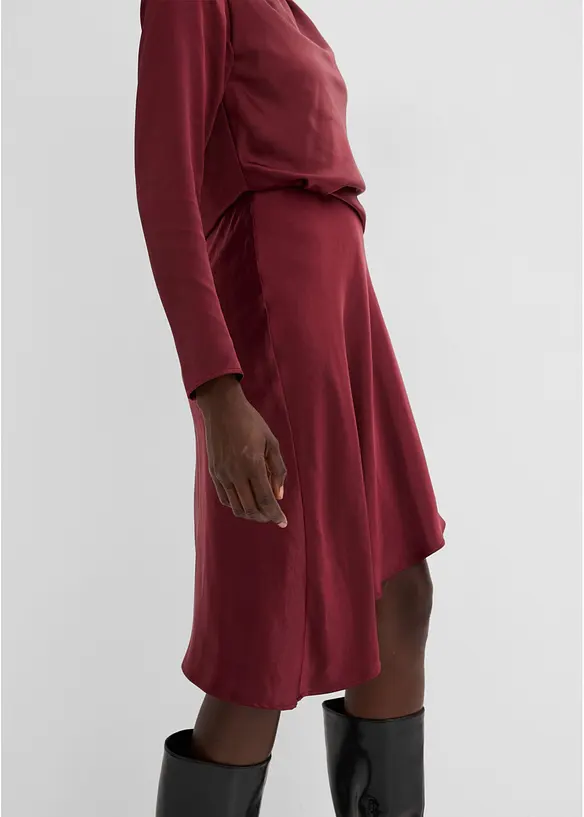 Satin-Midikleid, bonprix