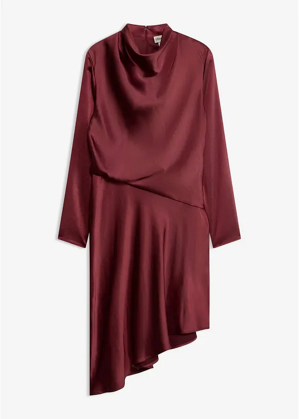 Satin-Midikleid, bonprix