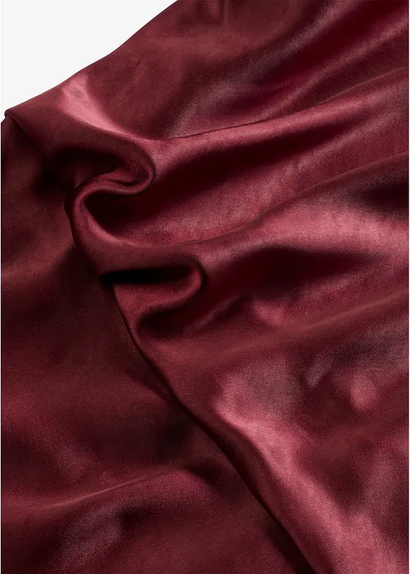 Satin-Midikleid, bonprix