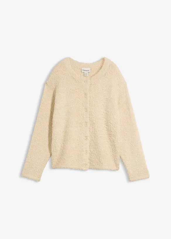 Teddy-Strickjacke, bonprix