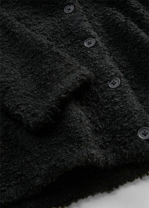 Teddy-Strickjacke, bonprix