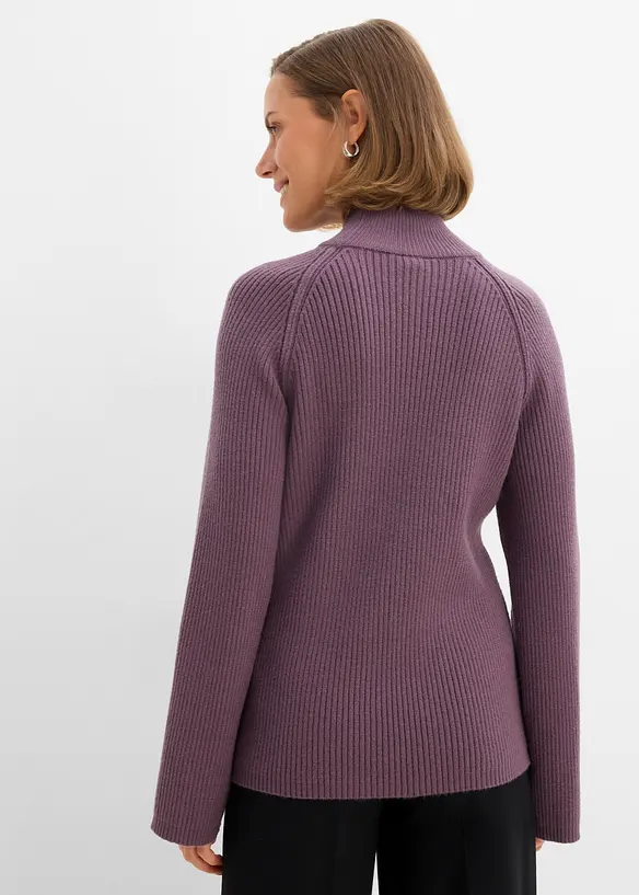 Rollkragenpullover aus Viskose-Mix, bonprix