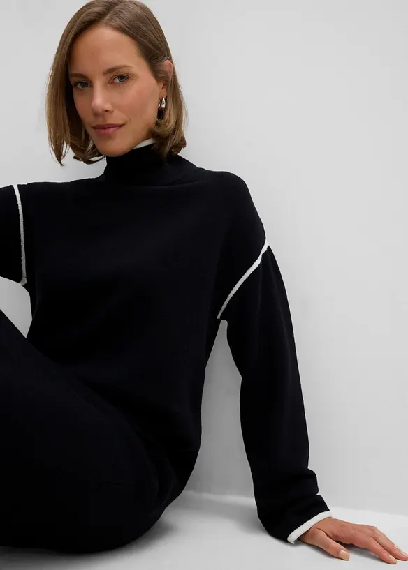 Strickkleid aus Baumwoll-Mix, bonprix