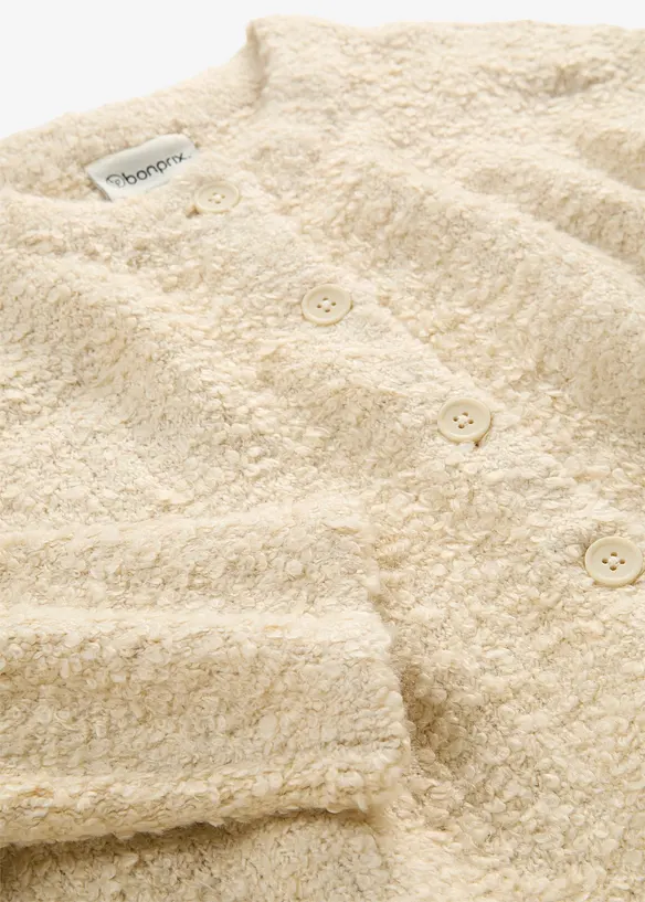 Teddy-Strickjacke, bonprix
