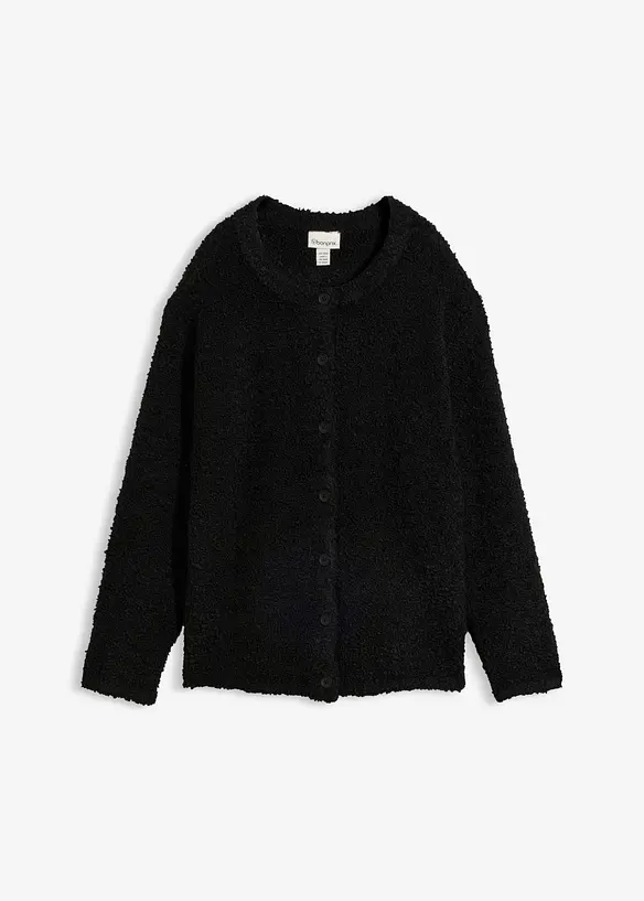 Teddy-Strickjacke, bonprix