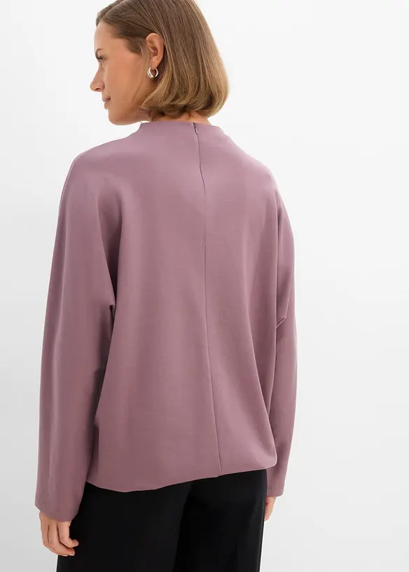Langarmshirt aus schwerer Bio-Baumwolle, bonprix