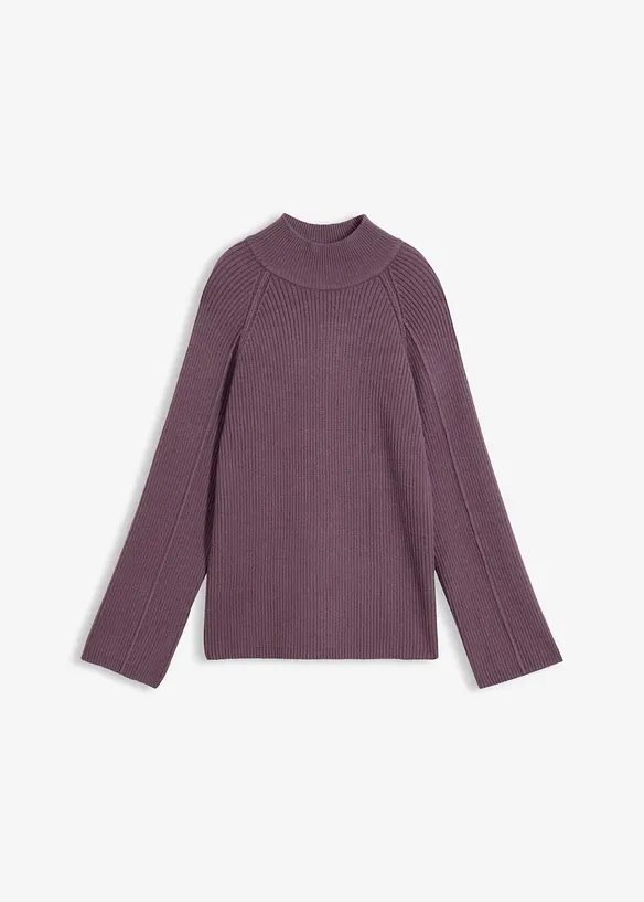 Rollkragenpullover aus Viskose-Mix, bonprix