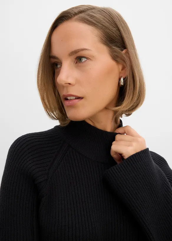 Pull col roul&eacute;, bonprix