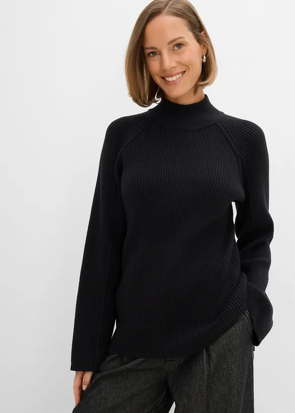 Pull col roul&eacute;, bonprix