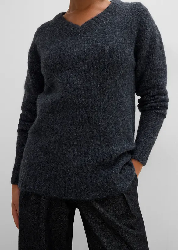 Pullover mit Wollanteil, bonprix