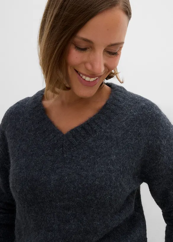 Pullover mit Wollanteil, bonprix