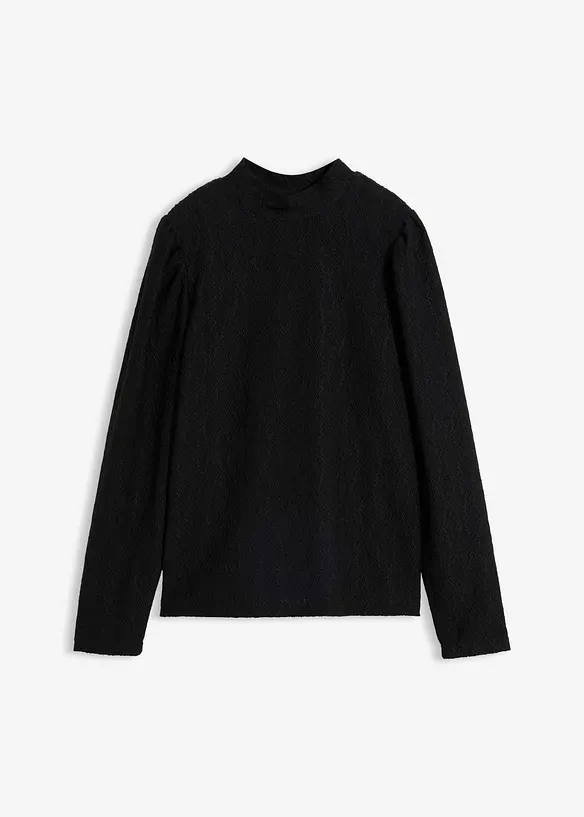 Shirtbluse mit Puff&auml;rmeln, bonprix