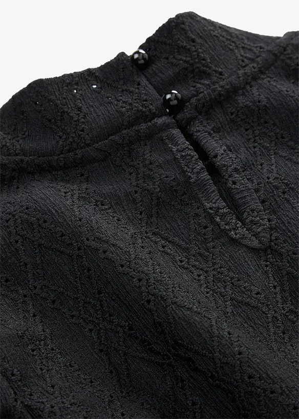 Shirtbluse mit Puff&auml;rmeln, bonprix