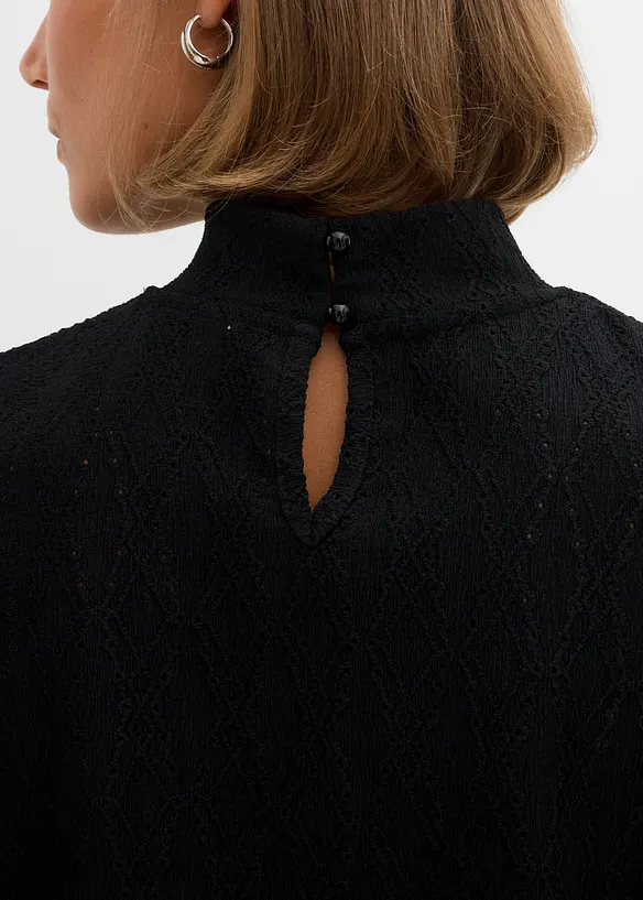 Shirtbluse mit Puff&auml;rmeln, bonprix