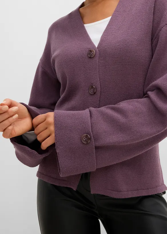 Taillierte Strickjacke aus Viskose-Mix, bonprix