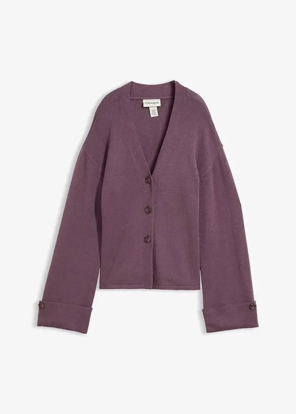 Taillierte Strickjacke aus Viskose-Mix, bonprix