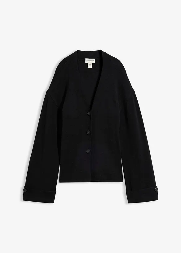 Taillierte Strickjacke aus Viskose-Mix, bonprix