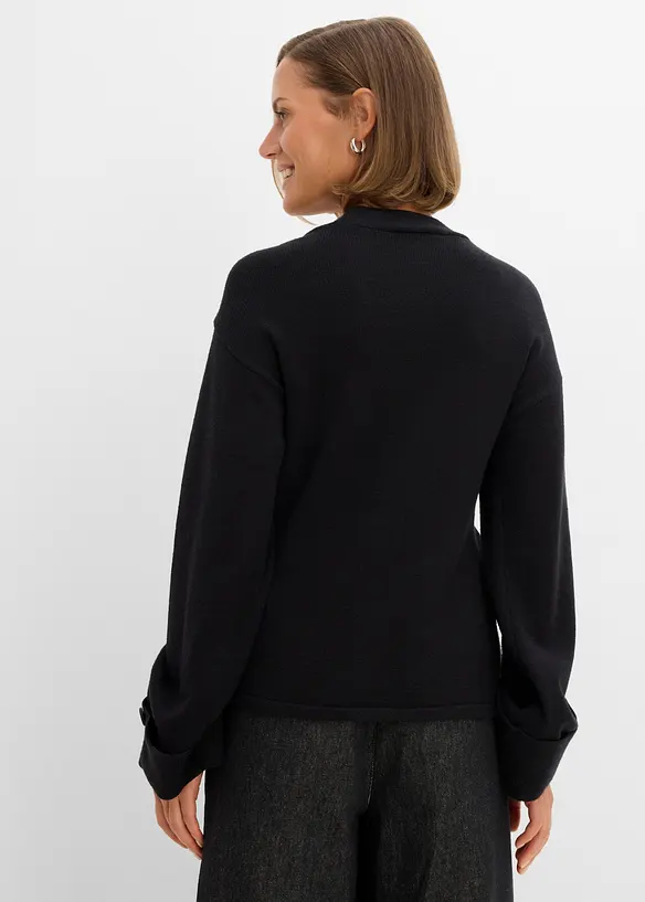 Taillierte Strickjacke aus Viskose-Mix, bonprix