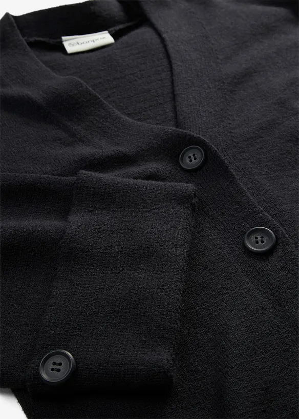 Taillierte Strickjacke aus Viskose-Mix, bonprix