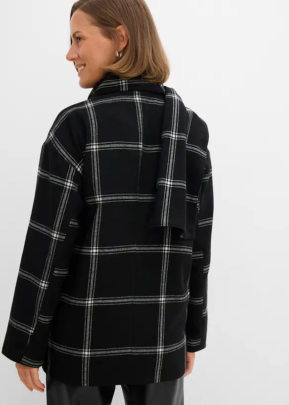 &Uuml;bergangsjacke mit abnehmbarem Schal, bonprix