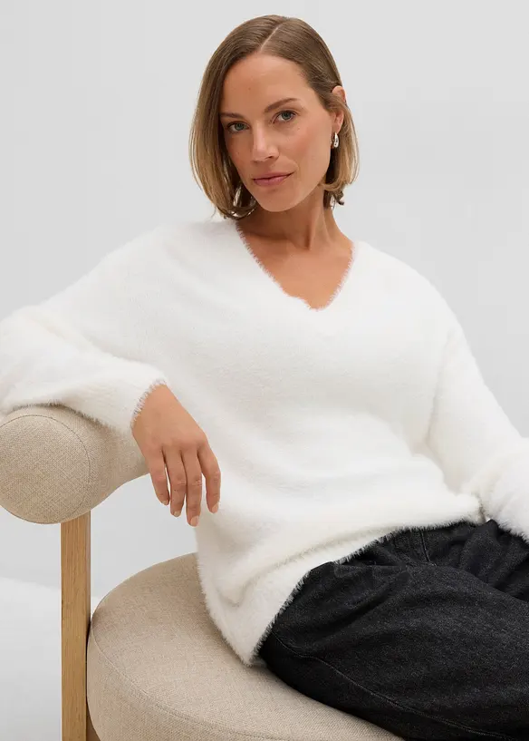 Pull en peluche, bonprix