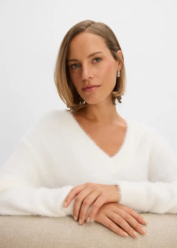 Pull en peluche, bonprix