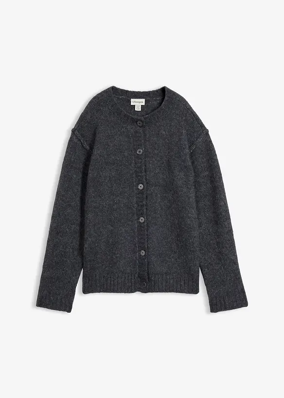 Strickjacke mit Wollanteil, bonprix