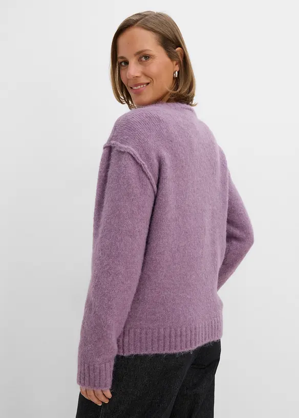 Strickjacke mit Wollanteil, bonprix