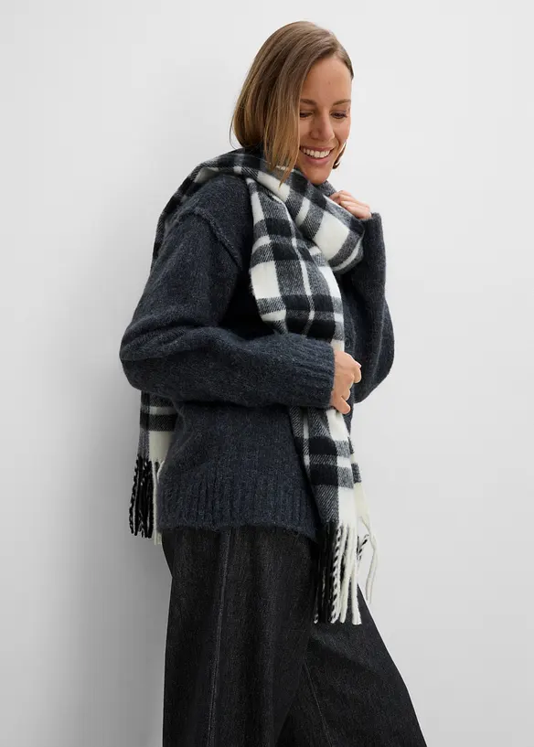 Strickjacke mit Wollanteil, bonprix