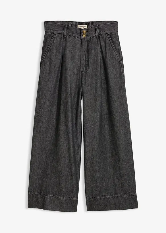 Jean Wide Leg raccourci, bonprix