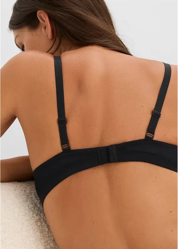 Bralette ohne B&uuml;gel mit zarter Stickerei, bonprix