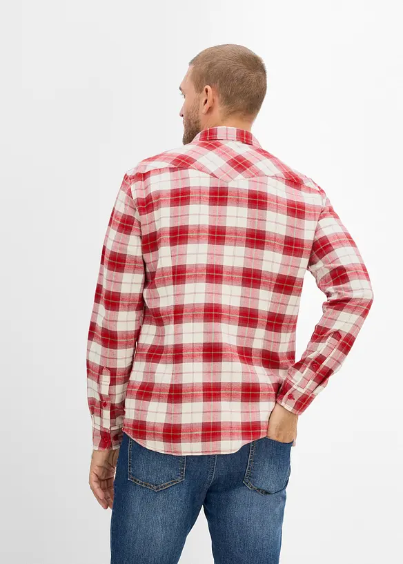 Chemise en flanelle 100% coton, bonprix