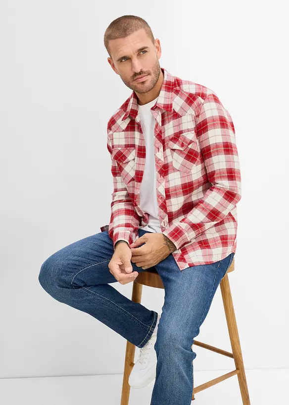 Chemise en flanelle 100% coton, bonprix