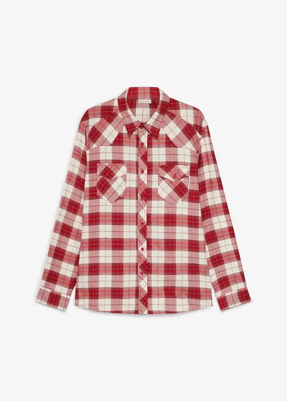 Chemise en flanelle 100% coton, bonprix